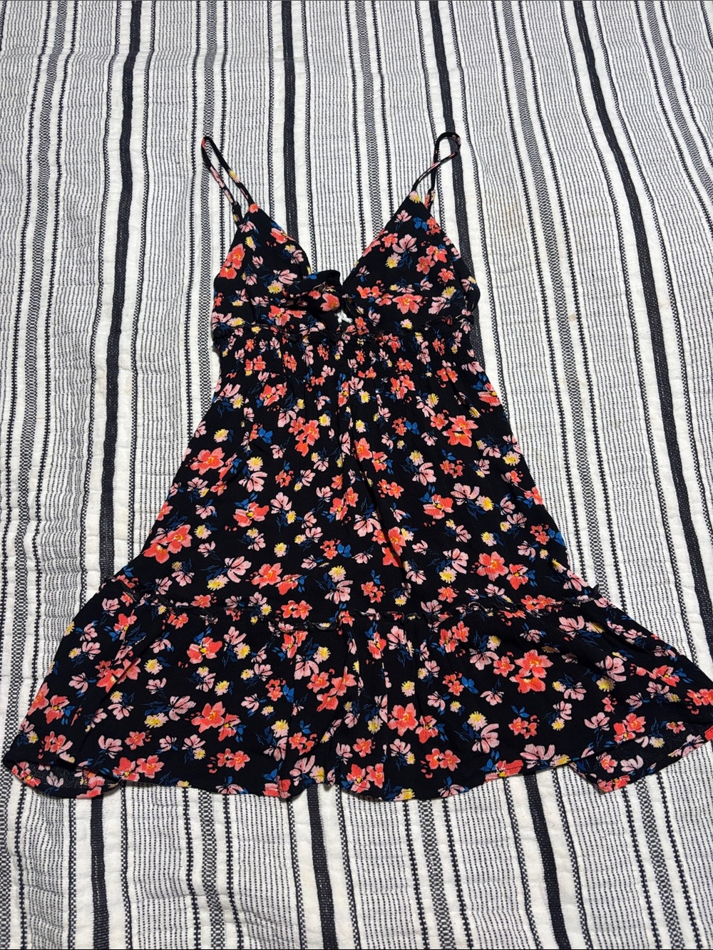 Floral Spaghetti-Strap Sundress